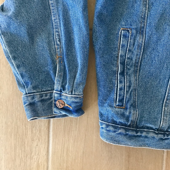 L.A. Blues Jeans 100% Cotton Classic Denim Jean Jacket Large - Picture 4 of 7